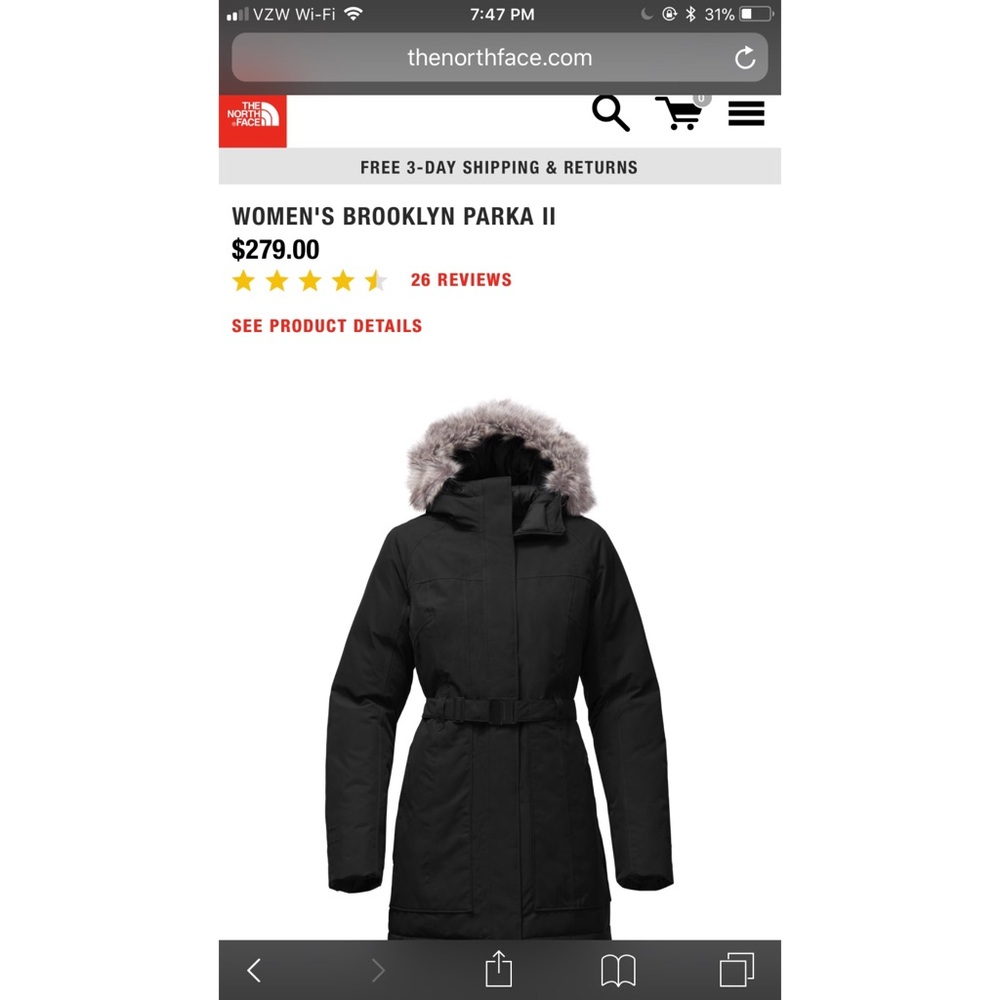 North Face Brooklyn Winter Jacket
